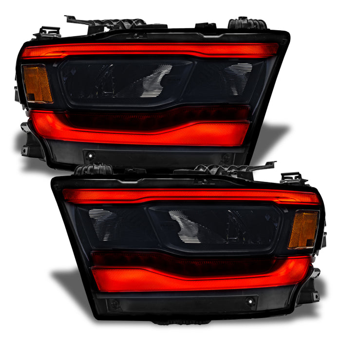 Oracle Lighting 2019-2021 Dodge Ram 1500 Colorshift® Rgb+W Headlight Drl Upgrade Kit Reflector Led Headlights Mpn: 1281-333