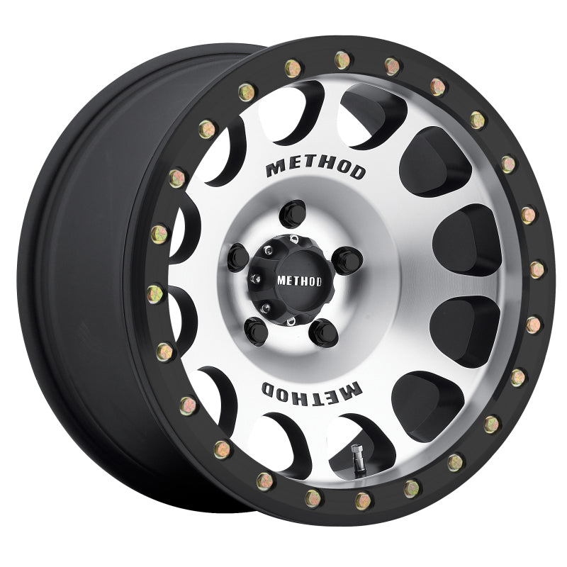 Method MR105 Beadlock 17x9 -38mm Offset 6x5.5 108mm CB Machined w/Matte Black Ring Wheel MR10579060338B