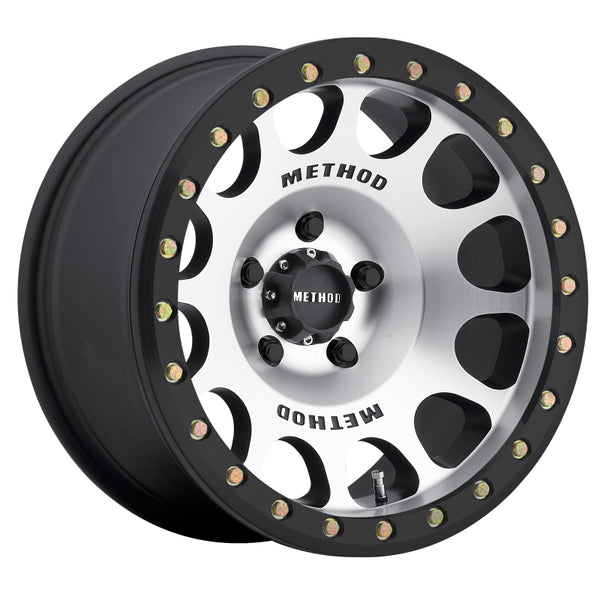 Method MR105 Beadlock 17x9 -38mm Offset 6x5.5 108mm CB Machined w/Matte Black Ring Wheel MR10579060338B