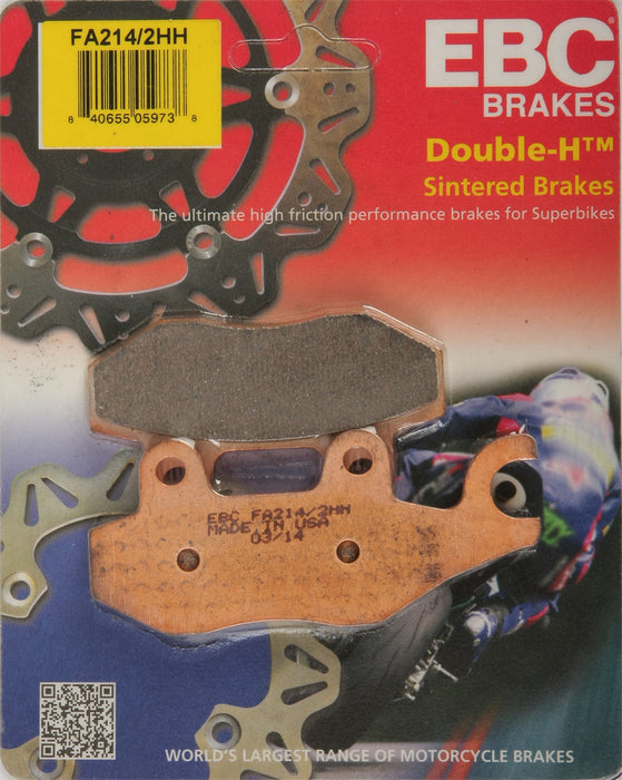 EBC Brakes FA214/2HH Disc Brake Pad Set, Black, One-Size