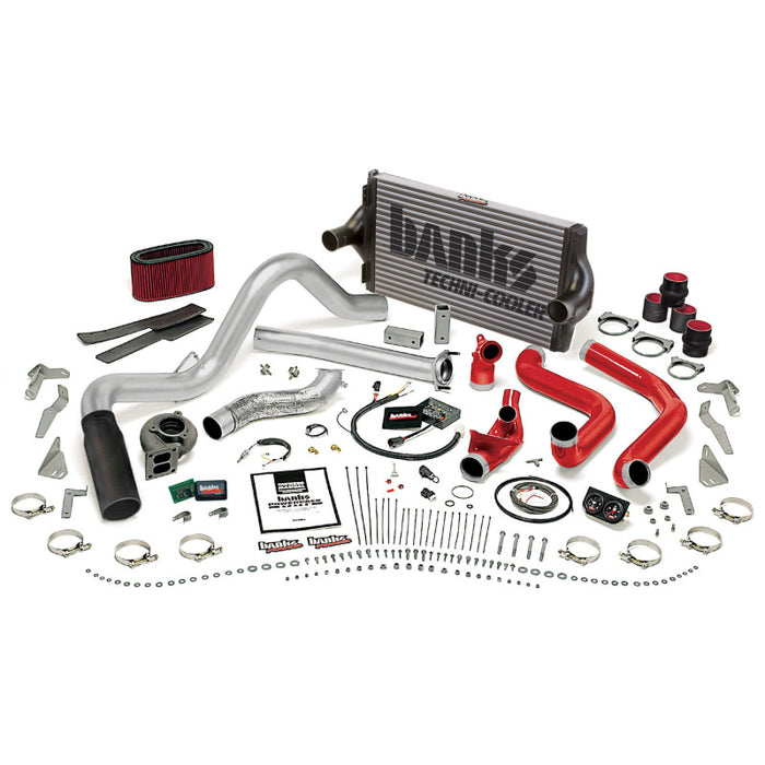 Banks Power 94-95.5 Ford 7.3L Auto PowerPack System SS Single Exhaust w/ Black Tip 48555-B