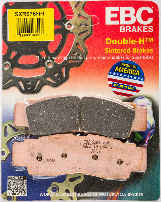 EBC Brakes SXR676HH SXR Side Race Formula Brake Pads, Black