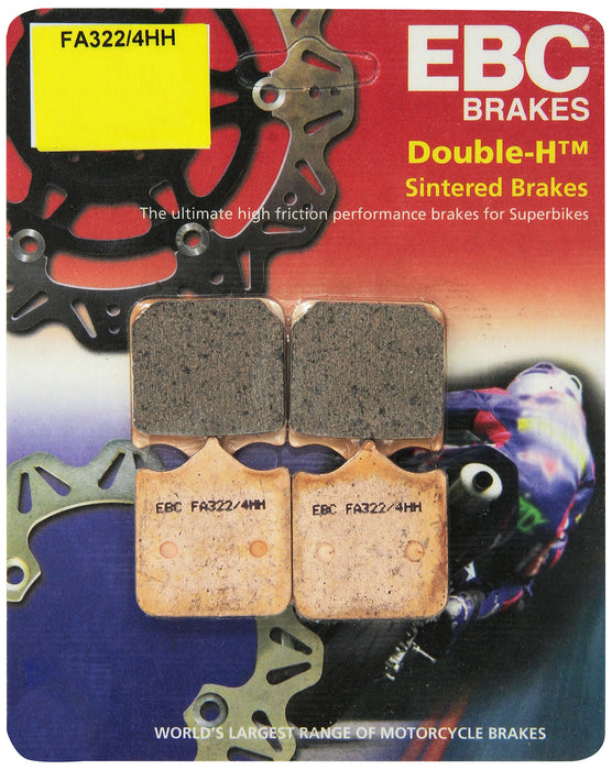 EBC Brakes FA322/4HH Disc Brake Pad Set, Black, One-Size