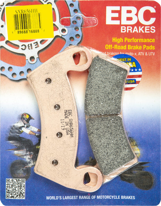 EBC Brakes EBC SXR656HH SXR Side Race Formula Brake Pads, Black