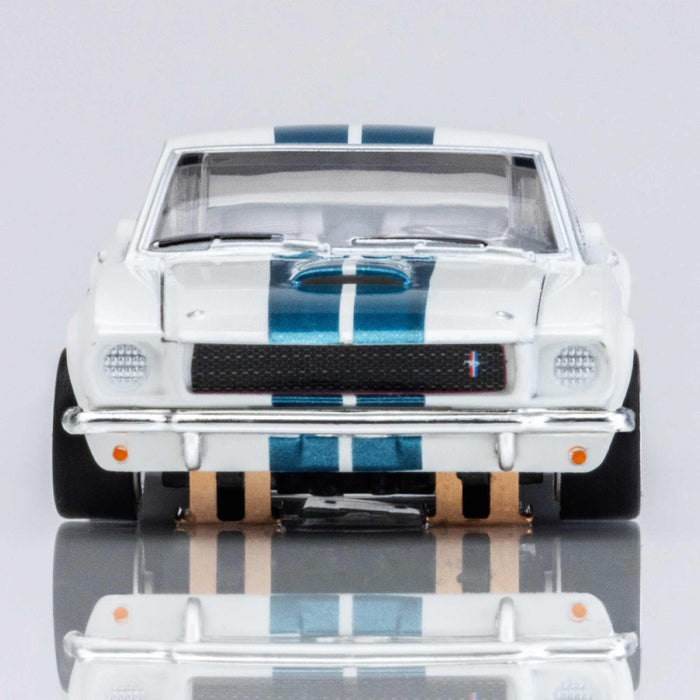 AFX Shelby GT350 1965 White/Blue AFX22068