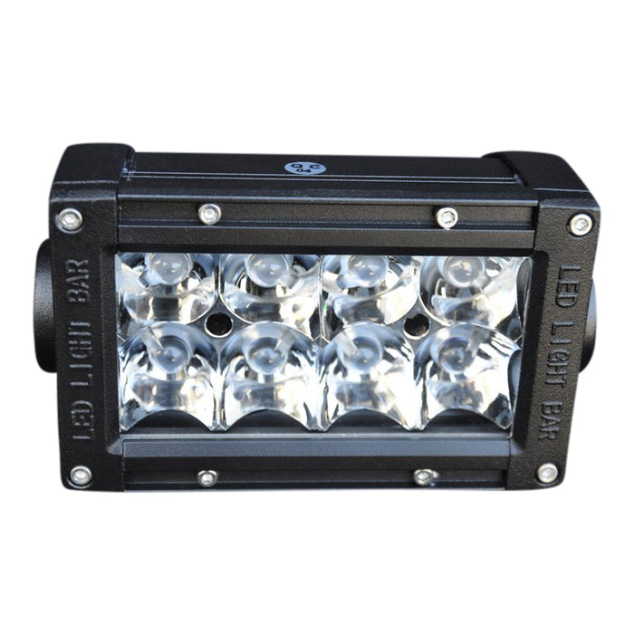 Dv8 Offroad B5Ce24W3W 5 In. Dual Row Led Light Bar; Chrome Face5 In. Dual Row Led Light Bar; Chrome Face B5CE24W3W