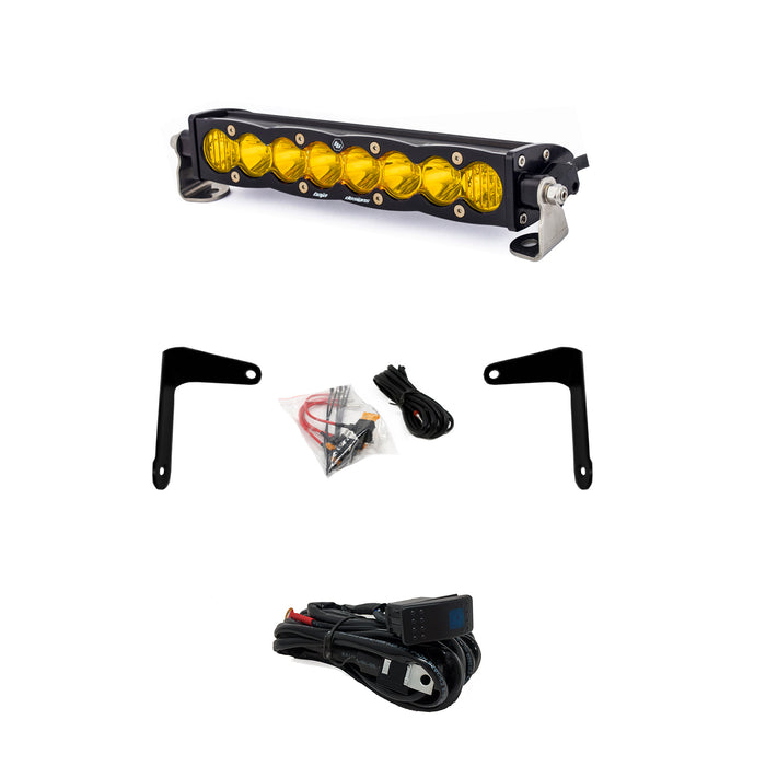 Baja Designs Can-Am X3 Shock Mount Kit w/10in S8 Light Bar Amber 447038