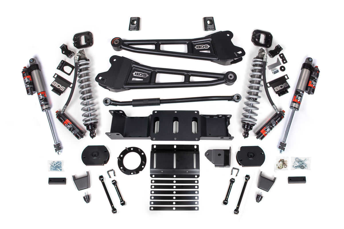 BDS 3 Inch Lift Kit W/ Radius Arm FOX 2.5 Coil-over Conversion - Performance Elite Fits RAM 2500 19-24 4WD Diesel 1653PES