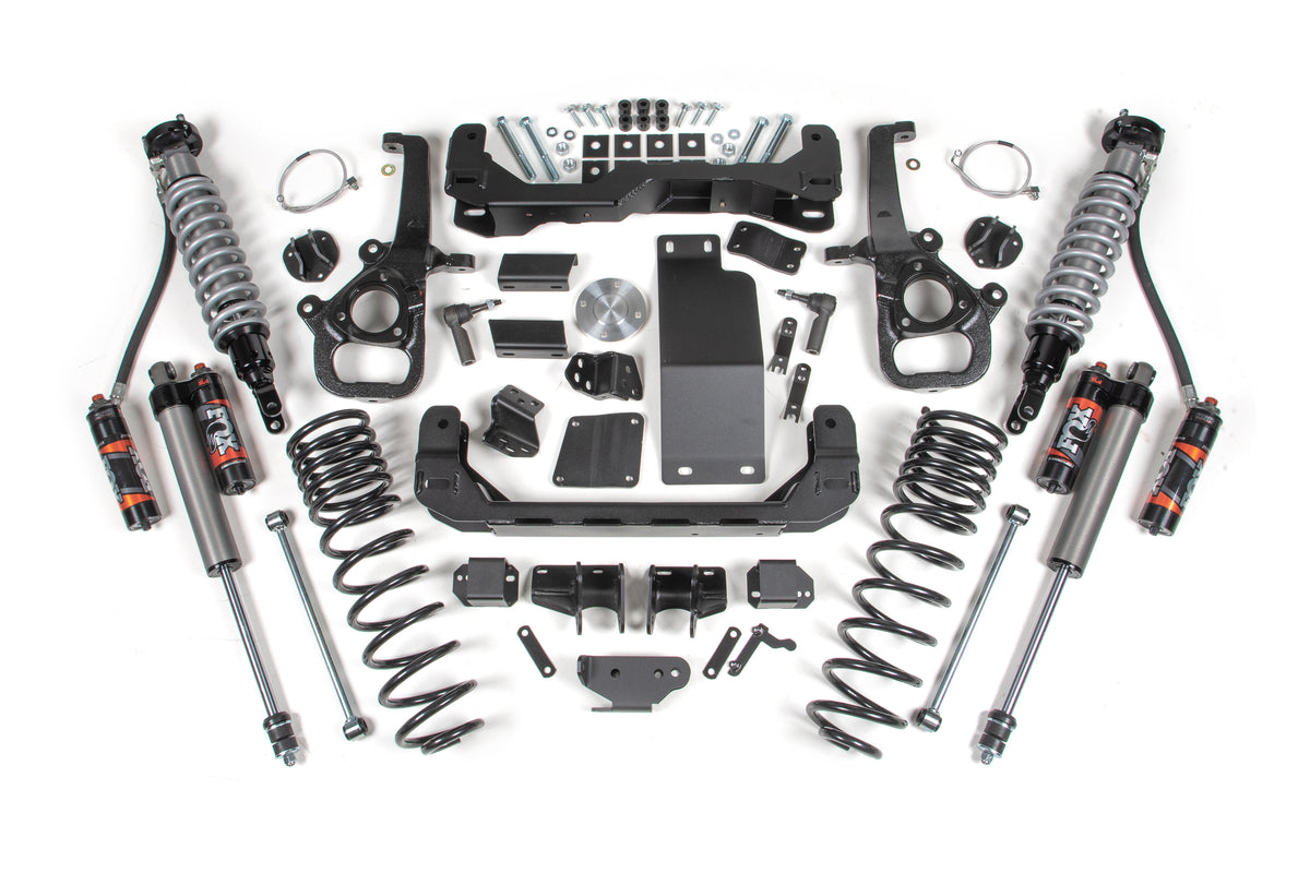 BDS 2025 Fits RAM 1500 4WD 6" Suspension Lift Kit 5" Rear Coil Spring - Standard Bore - FOX 2.5 Pes C/o Front, FOX 2.0 Rear 2114PSS