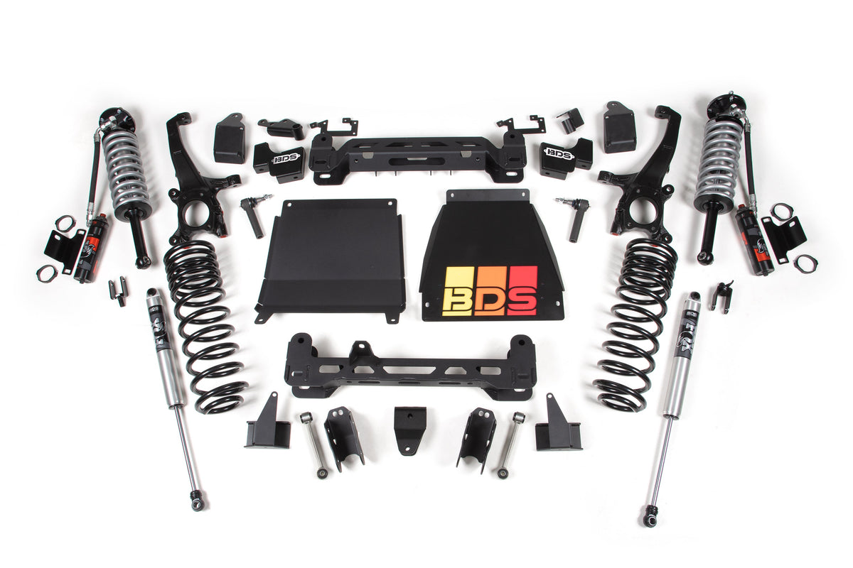 BDS 2022-2024 Fits Toyota Tundra 4WD 7" Suspension Lift Kit, 5" Rear, Coil Spring - FOX 2.5 Pes C/o Front, FOX 2.0 Pes Rear 840PSS