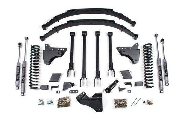 BDS 8 Inch Lift Kit 4-Link Conversion, Fits Ford F250/F350 Super Duty 11-16 4WD Diesel 1500FS