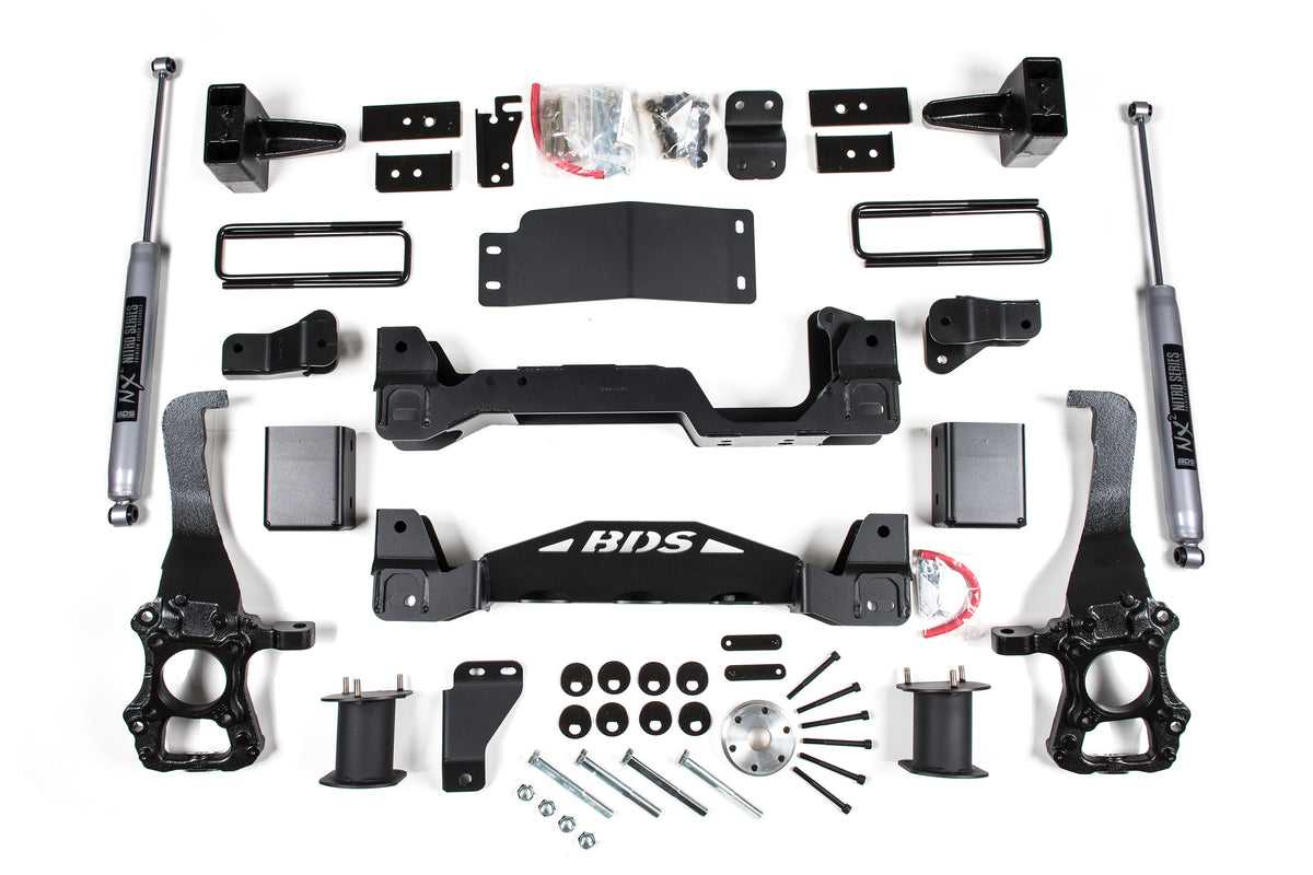 BDS 6 Inch Lift Kit, Fits Ford F150 2014 4WD 1503FS