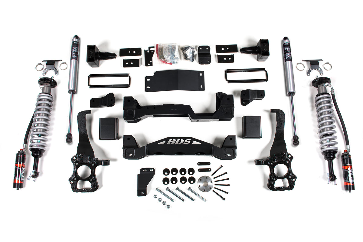 BDS 4 Inch Lift Kit 2.5 Performance Elite Coil-over, Fits Ford F150 15-20 4WD 1533FPE