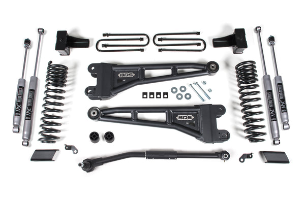 BDS 2.5 Inch Lift Kit W/ Radius Arm, Fits Ford F250/F350 Super Duty 17-19 4WD Diesel 1543FS