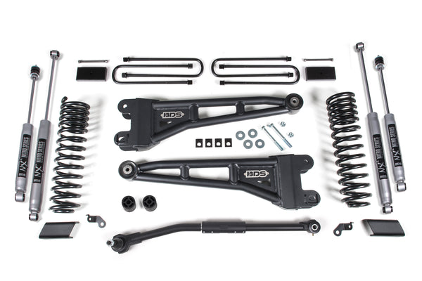 BDS 3 Inch Lift Kit W/ Radius Arm, Fits Ford F250/F350 Super Duty 20-22 4WD Diesel 1549FS