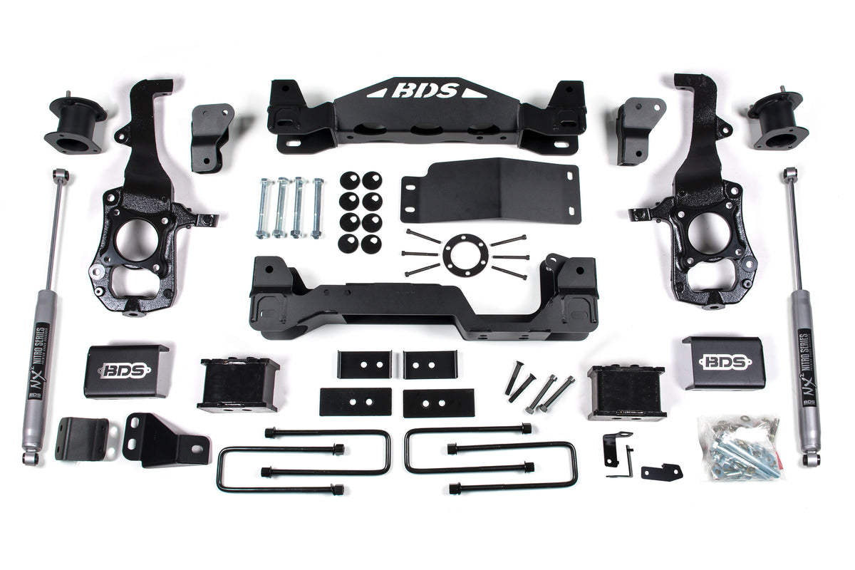 BDS 6 Inch Lift Kit, Fits Ford F150 21-25 4WD 1579H