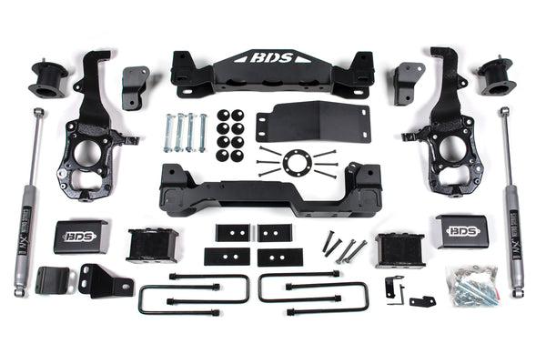 BDS 6 Inch Lift Kit, Fits Ford F150 21-25 4WD 1579H