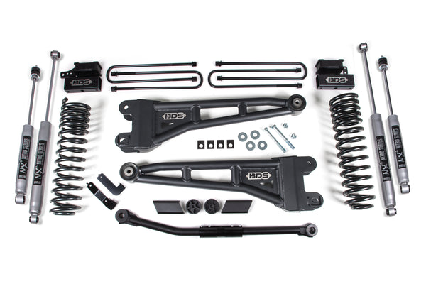 BDS 2.5 Inch Lift Kit W/ Radius Arm, Fits Ford F450 Super Duty 20-22 4WD Diesel & Gas 1915H