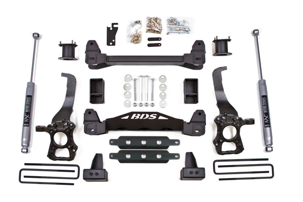 BDS 4 Inch Lift Kit, Fits Ford F150 2014 2WD 1504FS