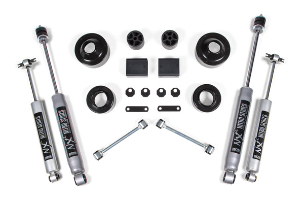 BDS 2 Inch Lift Kit Coil Spacer, Fits 2007-2011 Fits Jeep Wrangler 1401FS