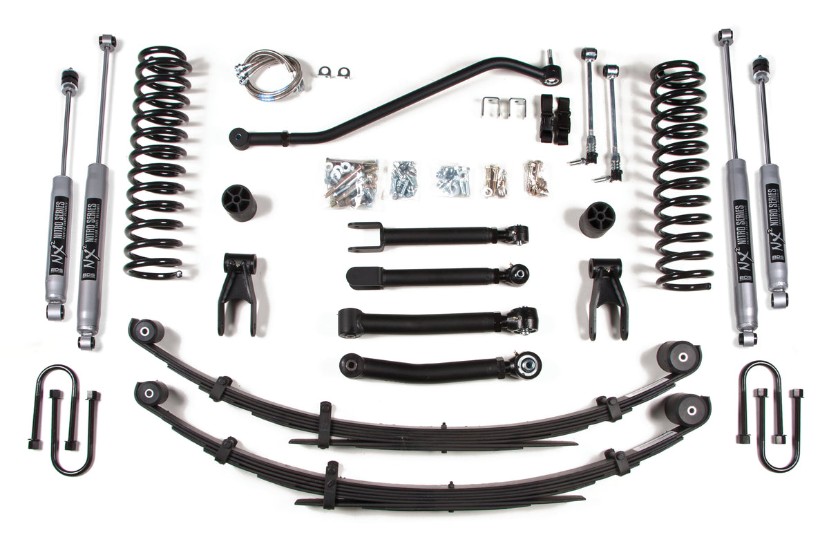 BDS 4.5 Inch Lift Kit, Fits Jeep Cherokee XJ 84-01 434H