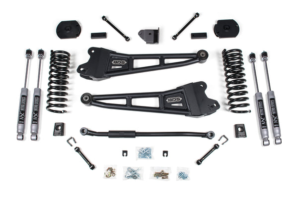 BDS 3 Inch Lift Kit W/ Radius Arm Fits RAM 2500 14-18 4WD Diesel 1624H
