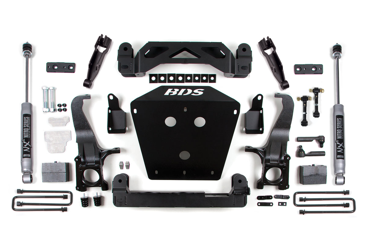 BDS 7 Inch Lift Kit, Fits Toyota Tundra 16-21 2/4WD 818H