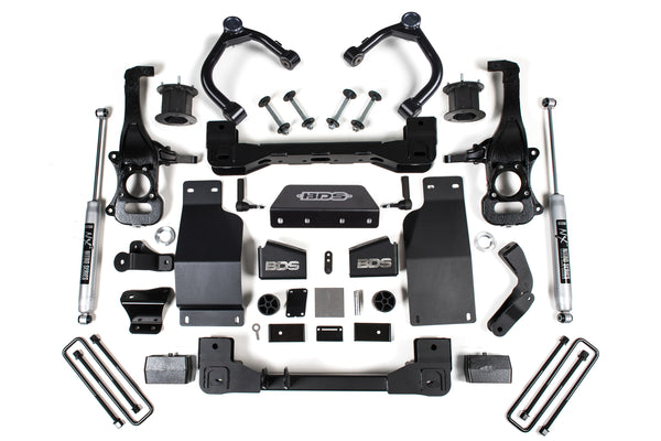 BDS 4 Inch Lift Kit, Fits Chevy Silverado Or GMC Sierra 1500 19-24 4WD Diesel 1802FSR