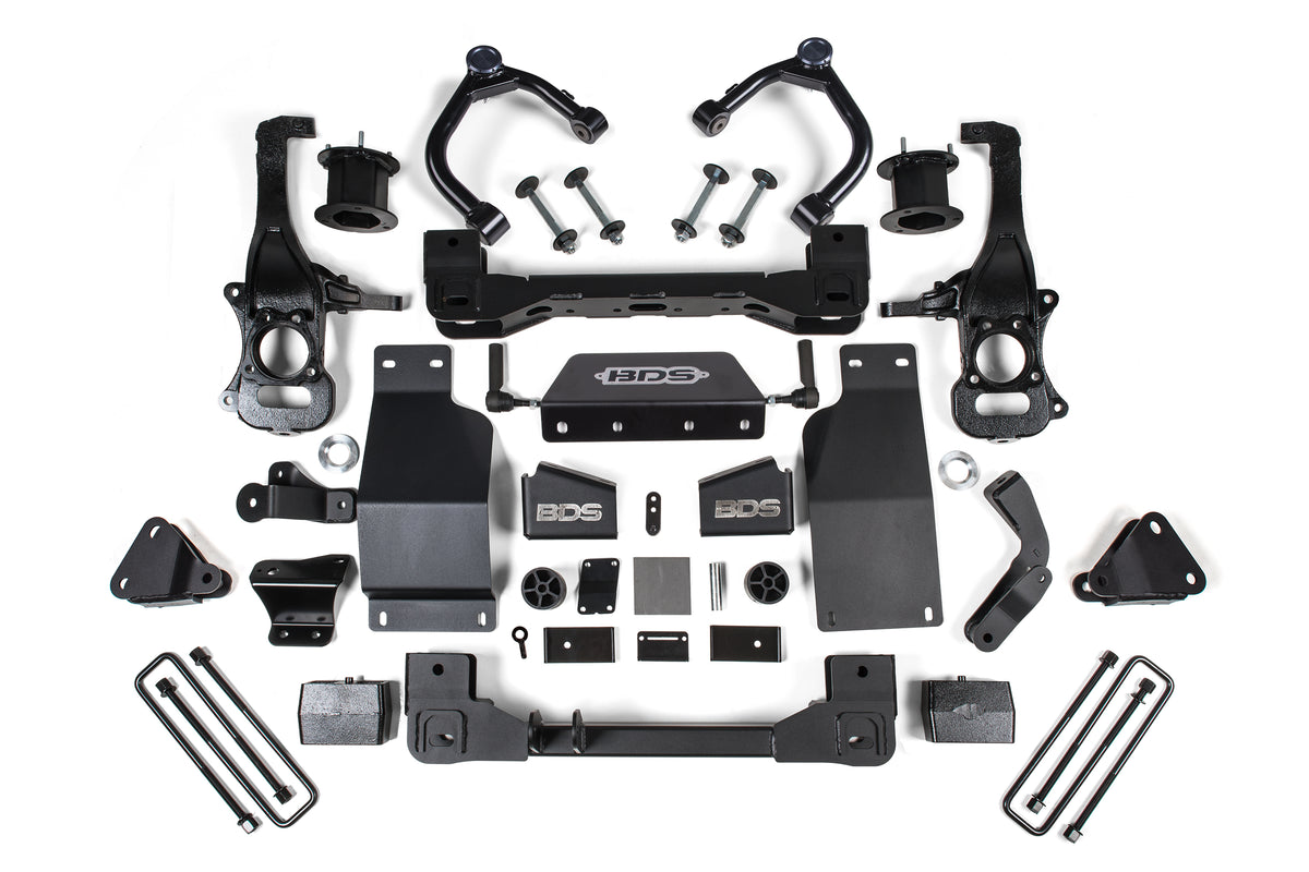 BDS 4 Inch Lift Kit Adaptive Ride Control Only, Fits Chevy Silverado High Country Or GMC Denali 1500 19-24 4WD Diesel 1810H