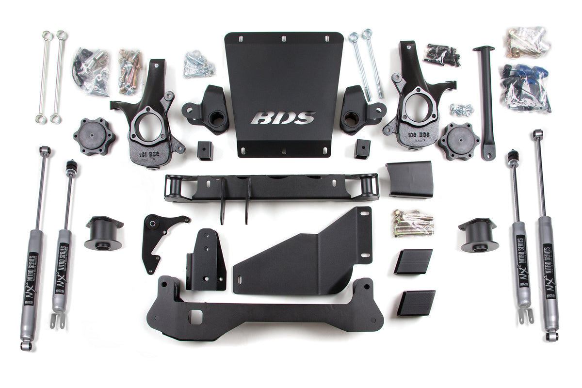 BDS 4 Inch Lift Kit, Fits Chevy/ GMC Avalanche, Surburban, Tahoe, Or Yukon 1500 00-06 4WD 191FS