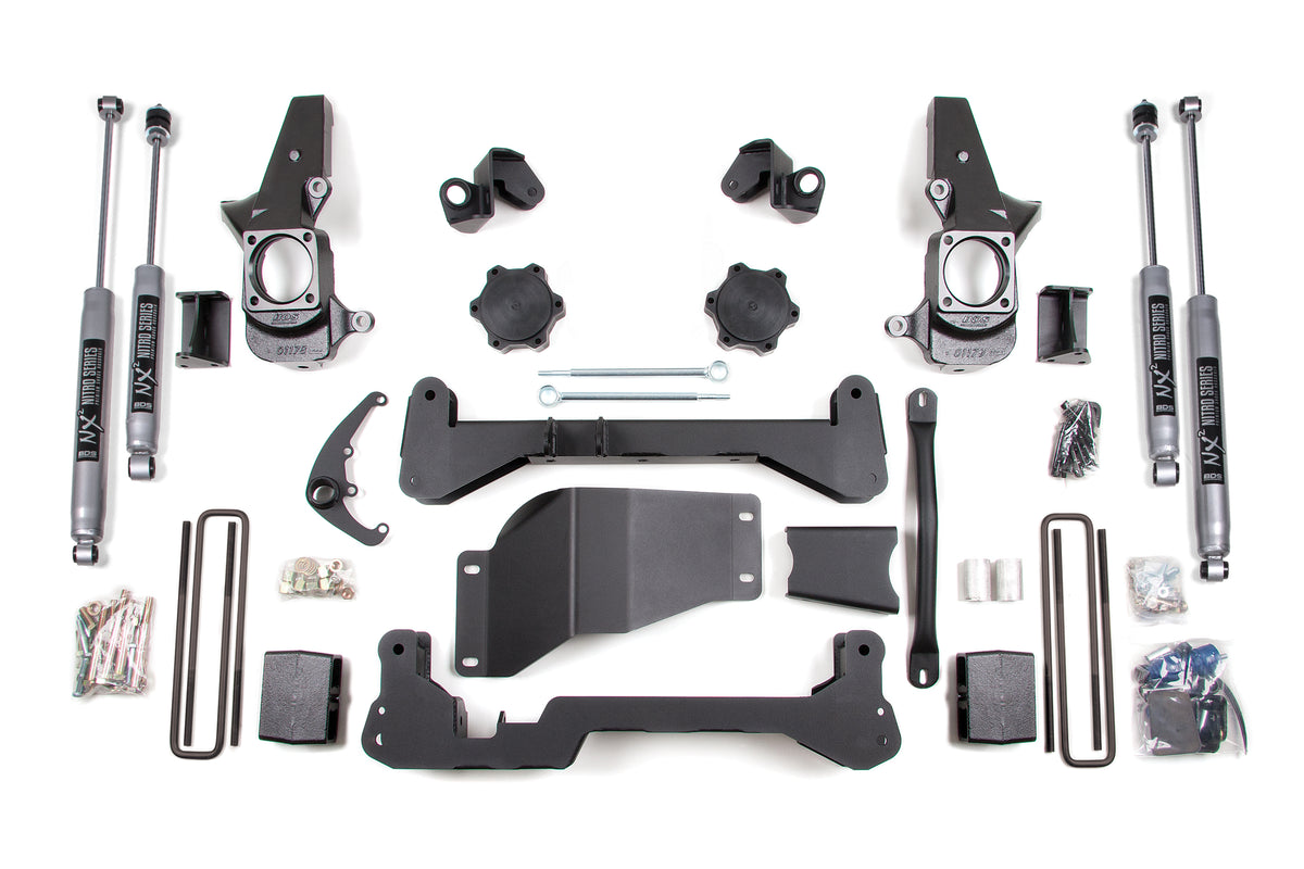 BDS 4.5 Inch Lift Kit, Fits 2007 Fits Chevrolet Suburban 2500 192FS