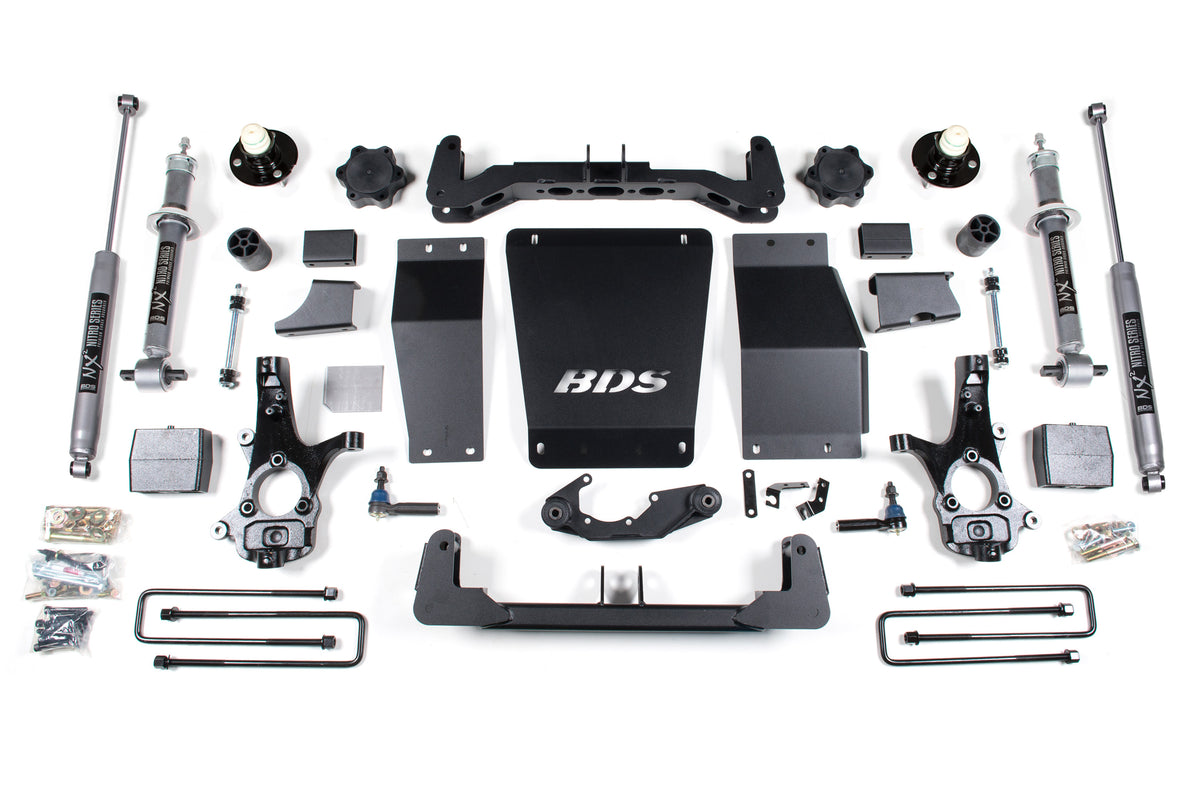 BDS 6 Inch Lift Kit, Fits Chevy Silverado Or GMC Sierra 1500 14-18 4WD 718FS