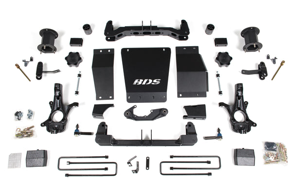 BDS 6 Inch Lift Kit, Fits GMC Sierra 1500 14-18 4WD Magneride Equipped 725H