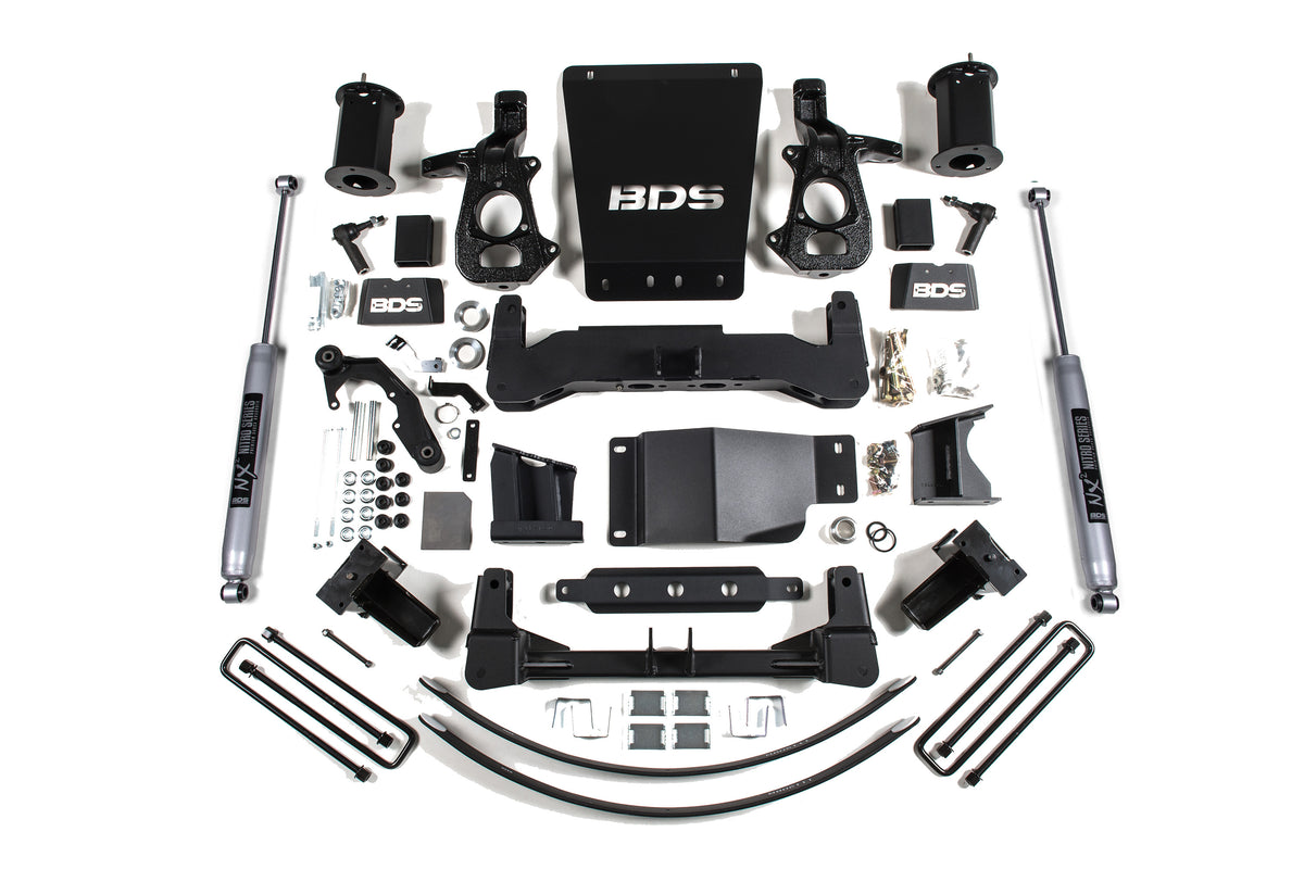 BDS 8 Inch Lift Kit, Fits Chevy Silverado Or GMC Sierra 1500 14-18 4WD 744H