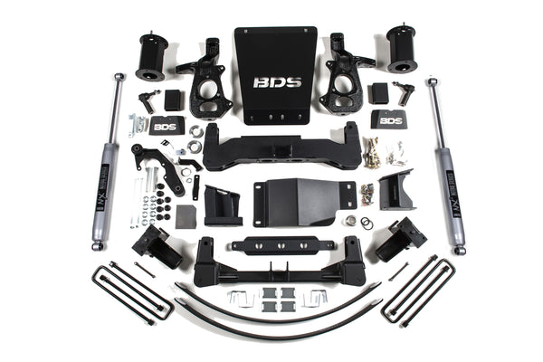 BDS 8 Inch Lift Kit, Fits Chevy Silverado Or GMC Sierra 1500 14-18 4WD 744H