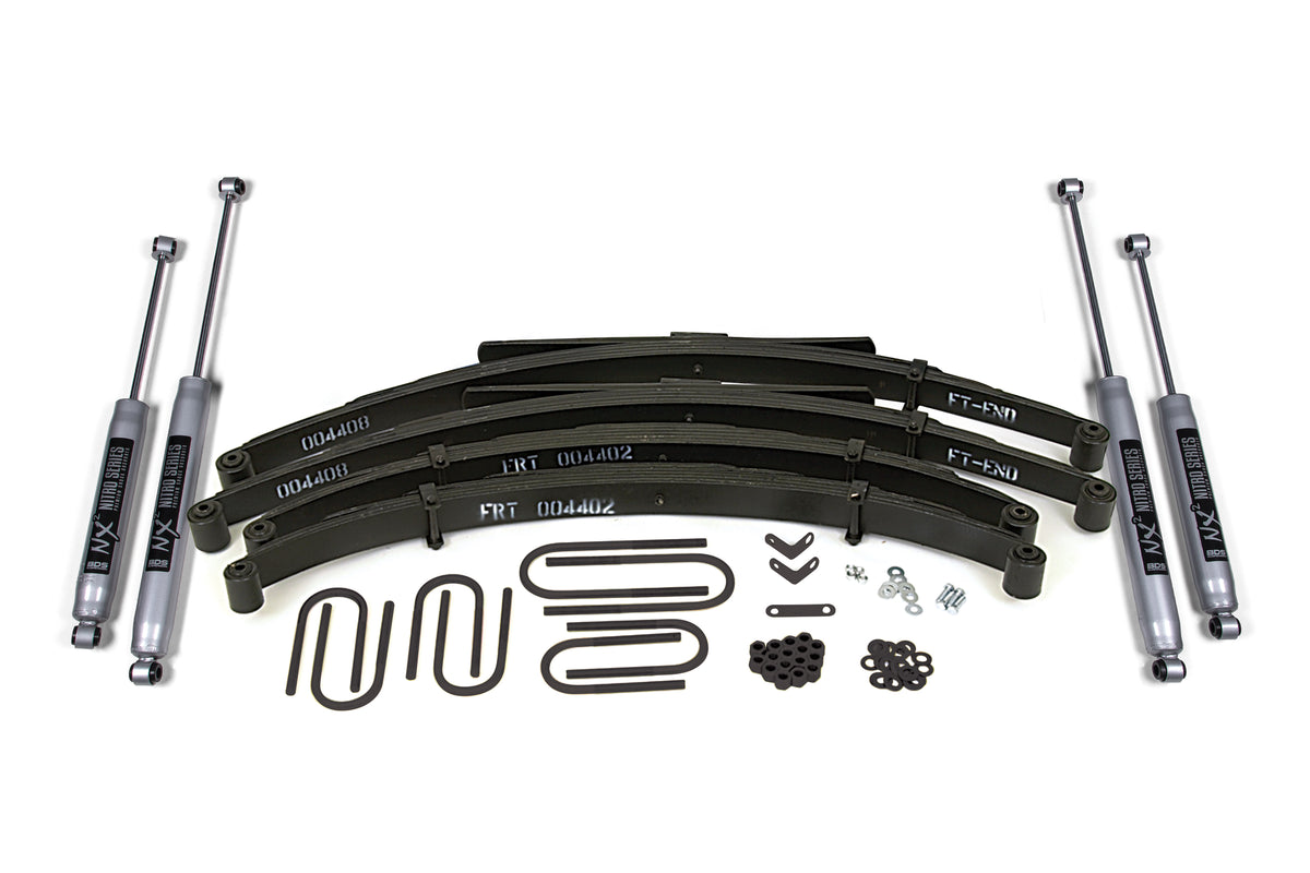 BDS 4 Inch Lift Kit, Fits Jeep Cherokee Sj, Wagoneer, Grand Wagoneer, Or J10/J20 74-89 403H