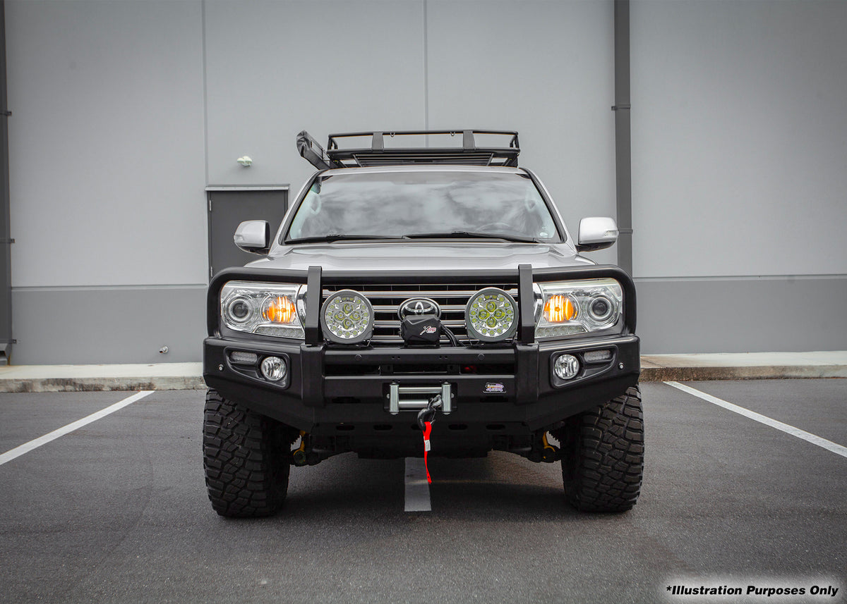 Dobinsons Bull Bar Black Deluxe Fits Toyota Land Cruiser 200 Series 2008-2015 - BU59-3696