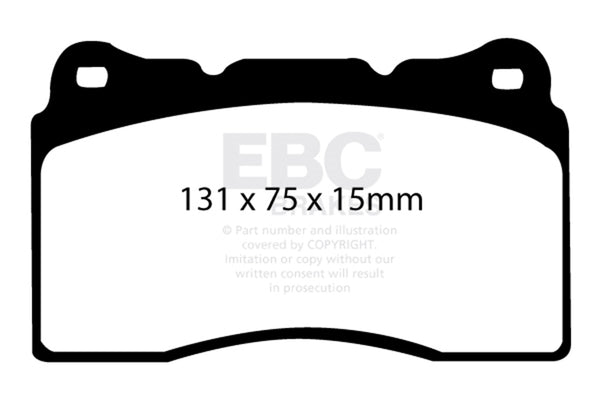 EBC 04-05 Fits Cadillac Cts-V 5.7 Ultimax2 Front Brake Pads UD1050