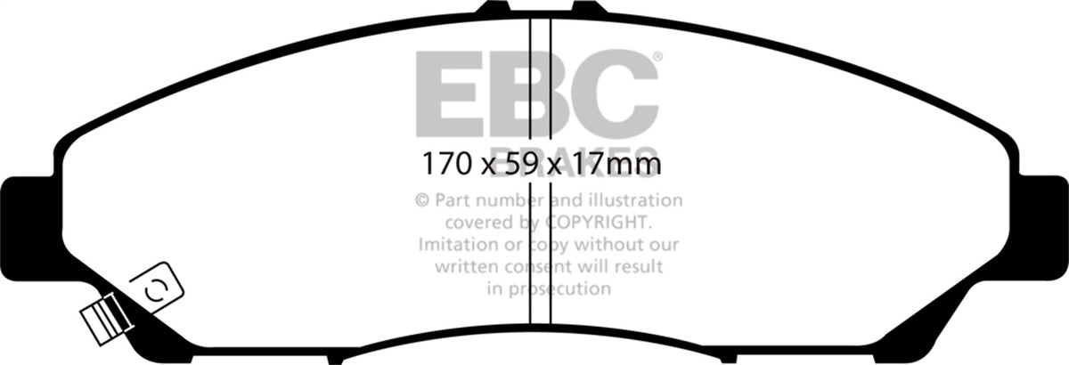 EBC 14+ Fits Acura Rlx 3.5 Hybrid Greenstuff Front Brake Pads DP21801
