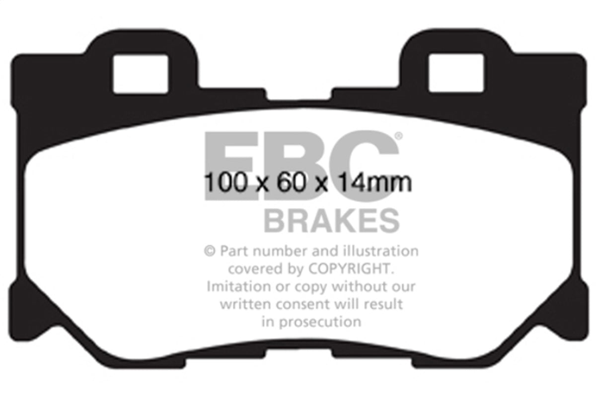 EBC 2013+ Fits Infiniti Q50 Hybrid 3.5L Hybrid Sport Ultimax2 Rear Brake Pads UD1347