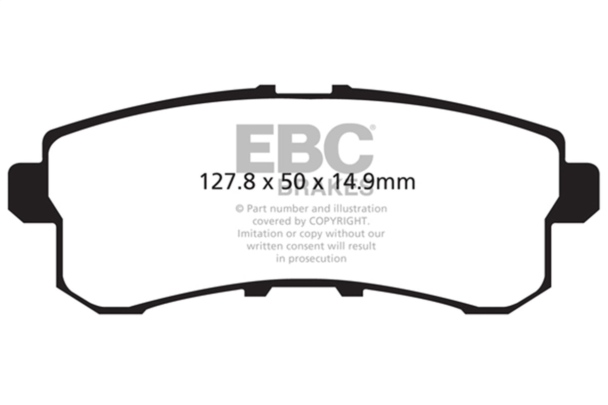EBC 11-13 Fits Infiniti QX56 5.6 Ultimax2 Rear Brake Pads UD1510