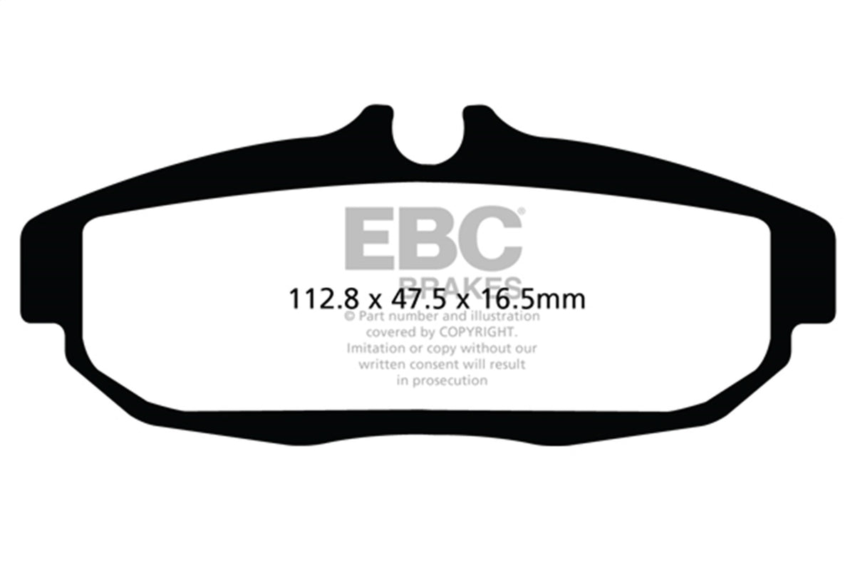 EBC 12 Fits Ford Mustang 5.8 Supercharged (GT500) Shelby Ultimax2 Rear Brake Pads UD1562