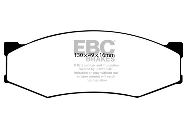 EBC 90-93 Fits Infiniti M30 3.0L Ultimax2 Front Brake Pads UD266
