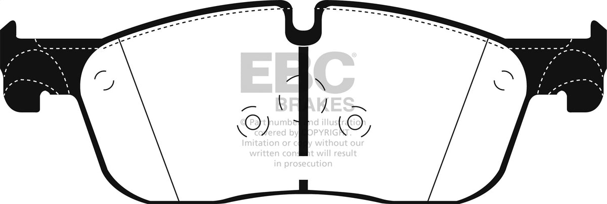 EBC 2016+ Fits Land Rover Range Rover Evoque 2.0L Turbo Ultimax2 Front Brake Pads UD1838