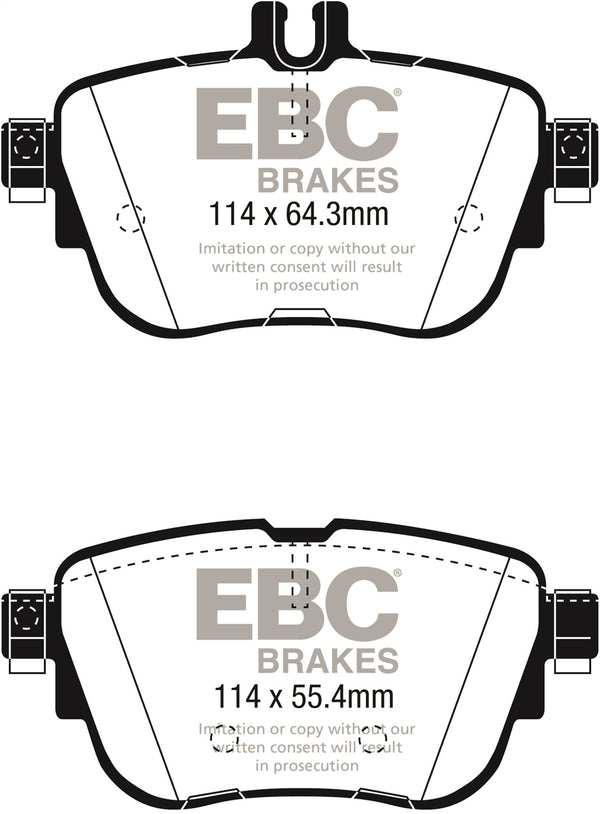 EBC 2017+ Fits Mercedes-Benz E300 (W213) Yellowstuff Rear Brake Pads DP42297R