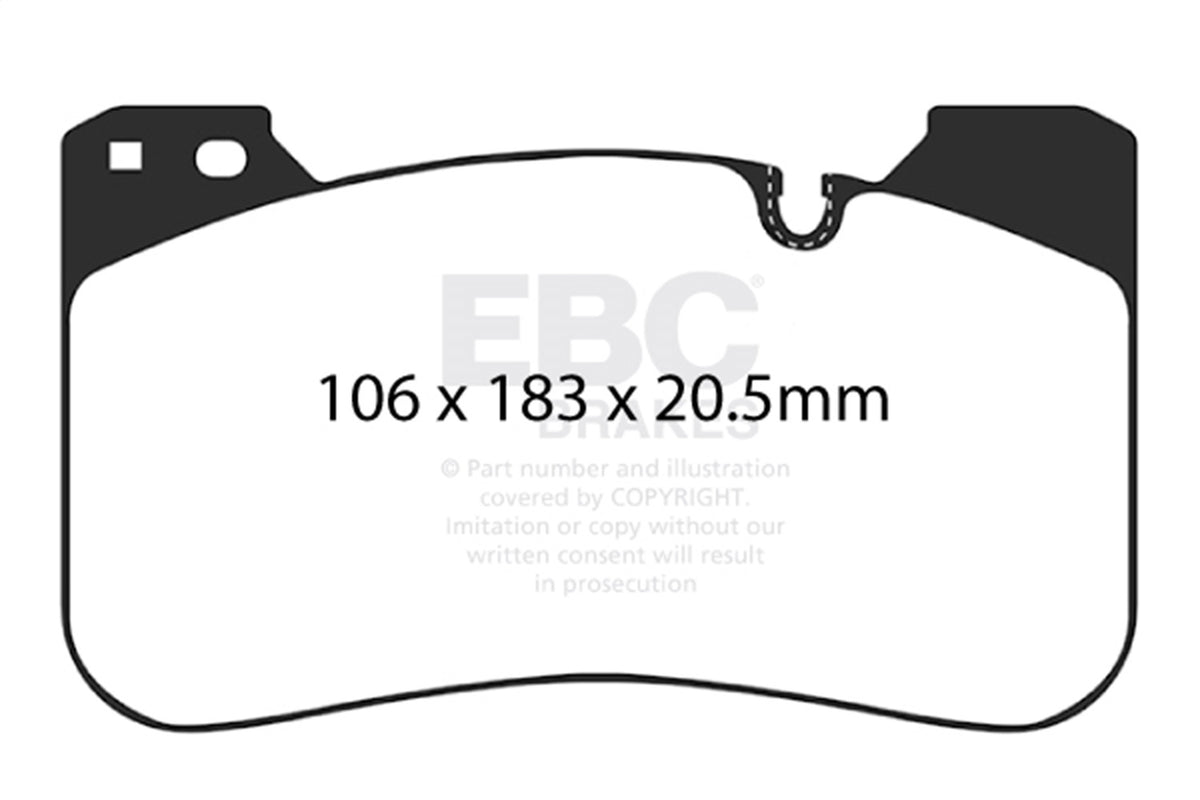 EBC 2018+ Fits BMW M5 F90 Bluestuff Front Brake Pads DP52331NDX