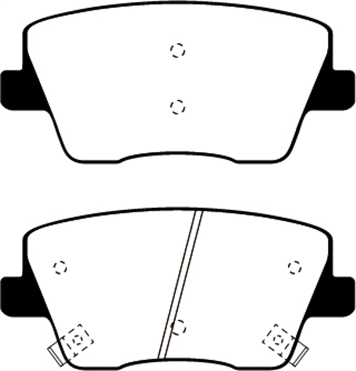 EBC 2019+ Fits Hyundai Veloster N (2nd Gen) 2.0L Turbo Yellowstuff Rear Brake Pads DP42344R