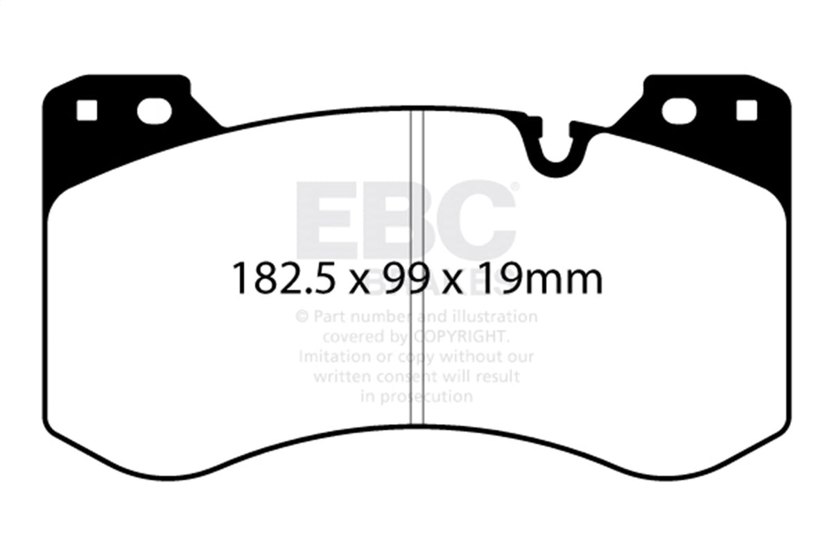EBC 2021+ Fits BMW M3/M4 3.0TT (G80/G82/G83) Yellowstuff Front Brake Pads DP42454R