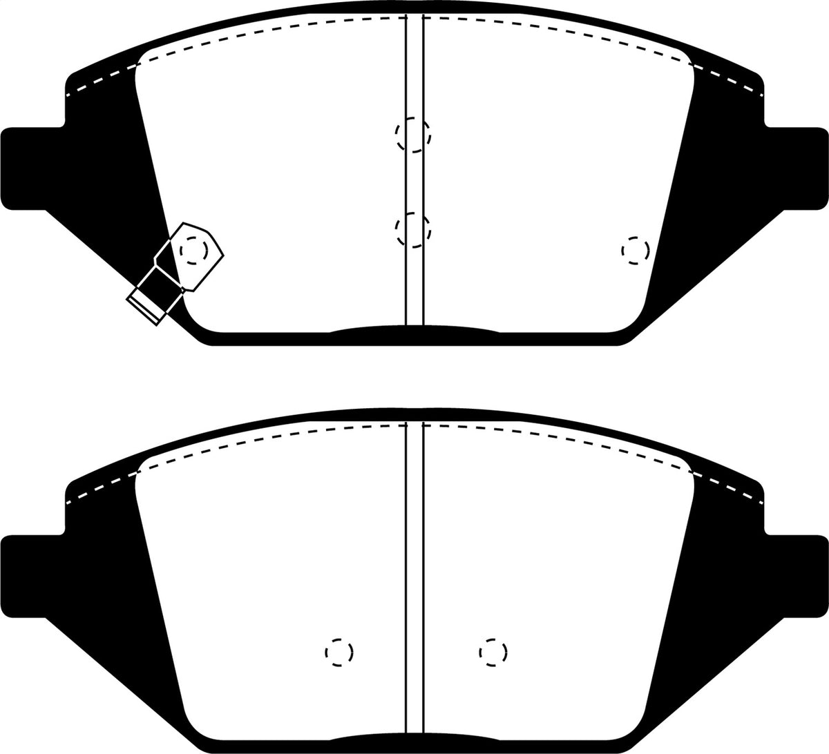 EBC 2016+ Fits Chevrolet Spark 1.4L Greenstuff Front Brake Pads DP23058