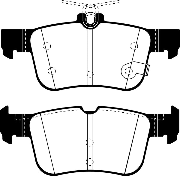 EBC 2013+ Lincoln MKZ 2.0L Hybrid Greenstuff Rear Brake Pads DP23059